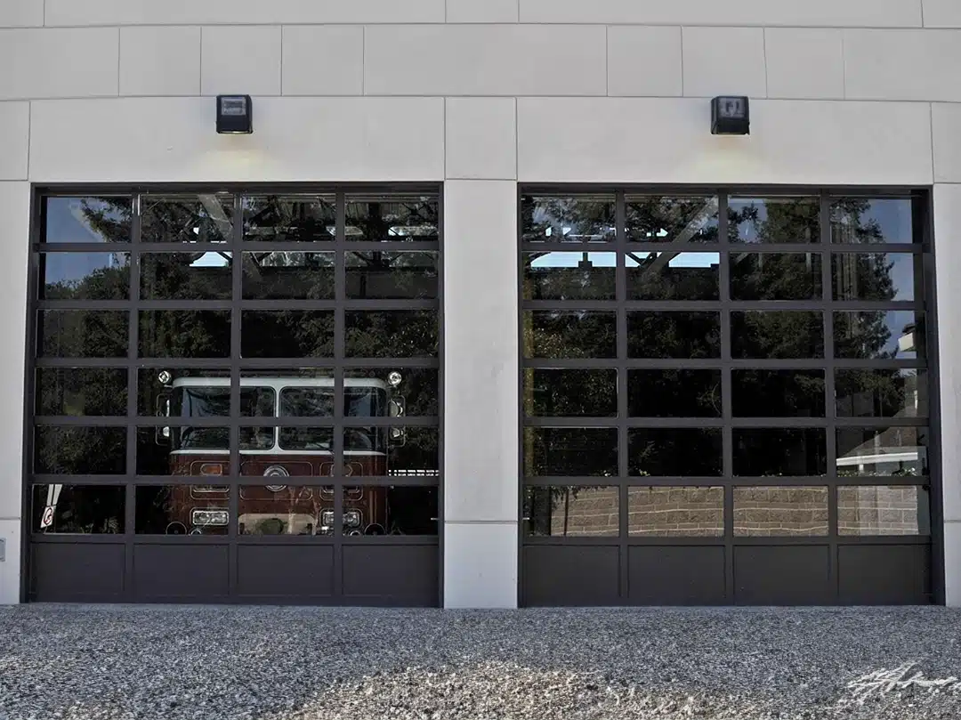 Fire house commercial garage doors